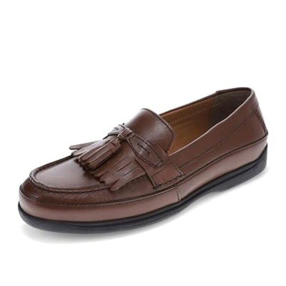 Dockers Antique Brown Men\'s Flats Sinclair Kiltie Loafer Shoes main image 7